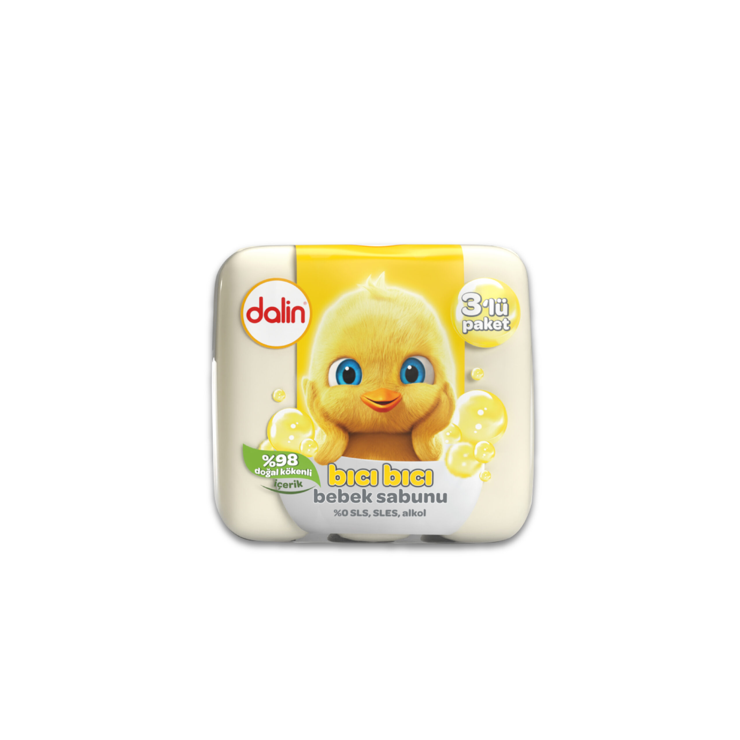 dalin bebek sabunu - klasik - 3’lü paket