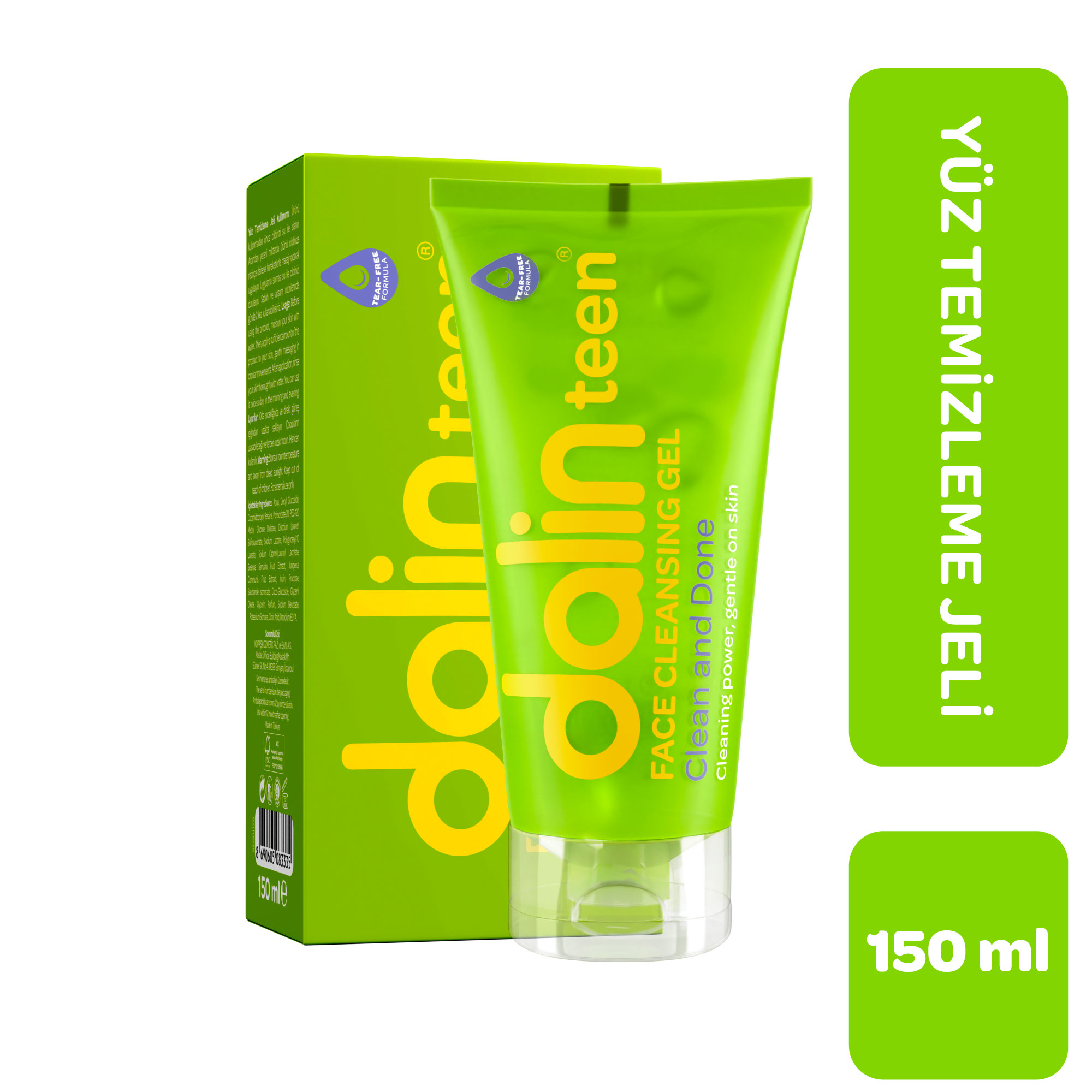 dalin teen yüz temizleme jeli